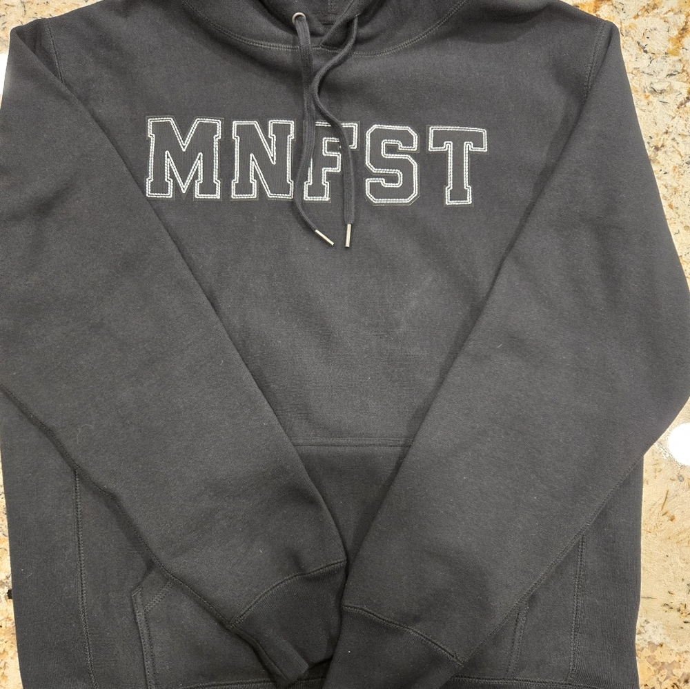Manifest Black Hoodie Unisex Size Medium - Picture 1 of 6
